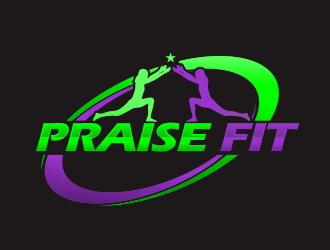 PRAISE FIT logo design by YONK