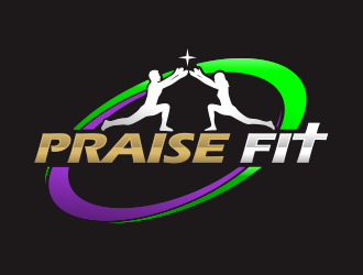 PRAISE FIT logo design by YONK