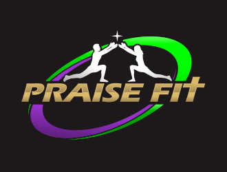 PRAISE FIT logo design by YONK