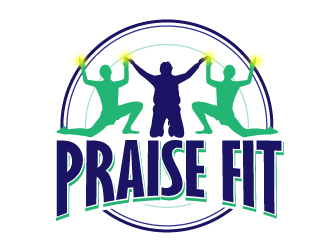 PRAISE FIT logo design by gearfx