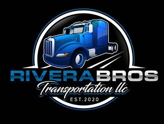 Rivera Bros Transportation LLC logo design by DreamLogoDesign