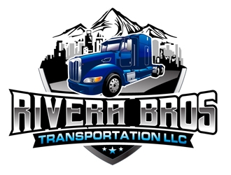 Rivera Bros Transportation LLC logo design by DreamLogoDesign