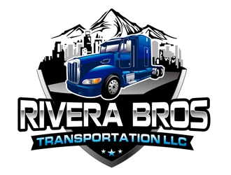 Rivera Bros Transportation LLC logo design by DreamLogoDesign