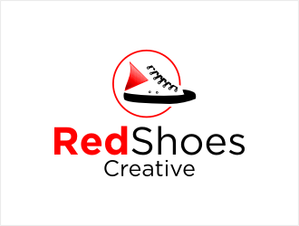 Red Shoes Creative logo design by bunda_shaquilla