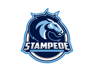STAMPEDE logo design by evdesign