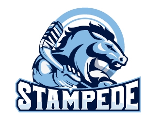 STAMPEDE logo design by dorijo