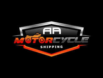 AA Motorcycle Shipping logo design by Norsh