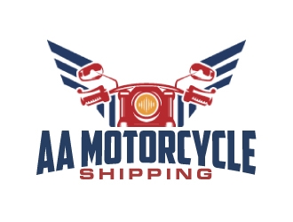 AA Motorcycle Shipping logo design by AamirKhan