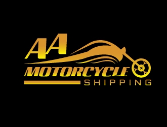 AA Motorcycle Shipping logo design by Marianne