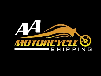 AA Motorcycle Shipping logo design by Marianne