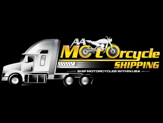 AA Motorcycle Shipping logo design by dorijo