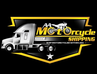AA Motorcycle Shipping logo design by dorijo