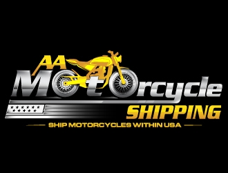 AA Motorcycle Shipping logo design by dorijo