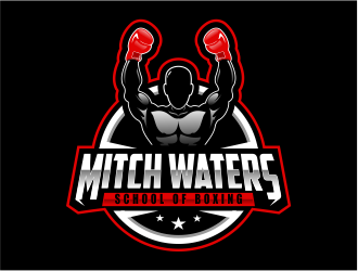 Mitch Waters School Of Boxing logo design by evdesign
