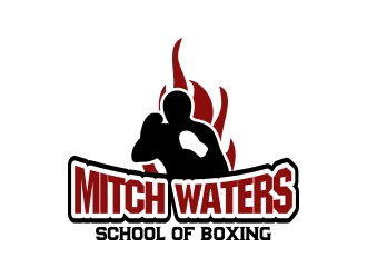 Mitch Waters School Of Boxing logo design by cikiyunn