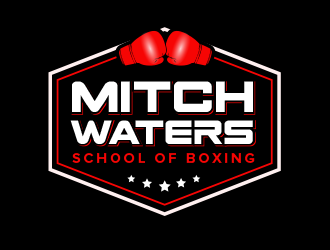 Mitch Waters School Of Boxing logo design by BeDesign