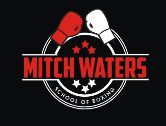 Mitch Waters School Of Boxing logo design by AamirKhan