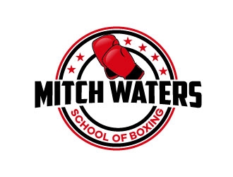 Mitch Waters School Of Boxing logo design by karjen