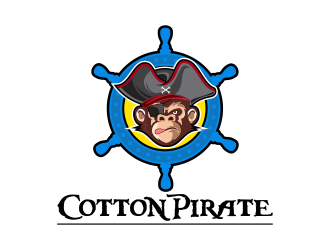 CottonPirate logo design by evdesign