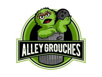 Alley Grouches logo design by Norsh