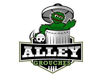 Alley Grouches logo design by Suvendu