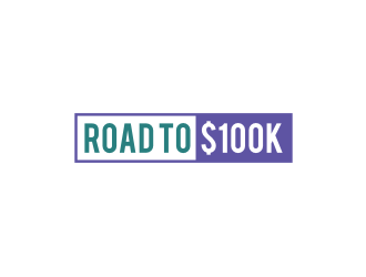 Road to $100K logo design by johana