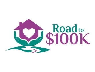 Road to $100K logo design by ruki