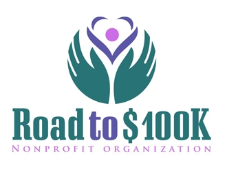 Road to $100K logo design by DreamLogoDesign