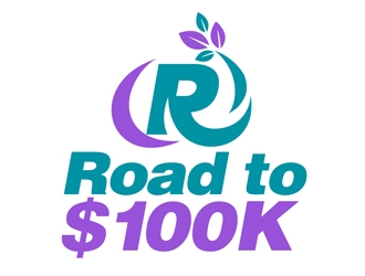 Road to $100K logo design by DreamLogoDesign