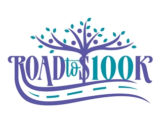 Road to $100K logo design by DreamLogoDesign