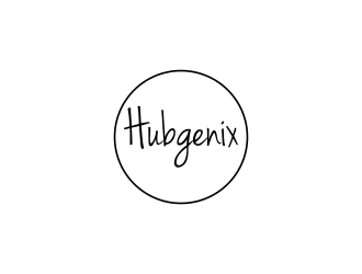 Hubgenix logo design by oke2angconcept