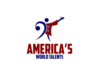 Americas World Talents logo design by DeyXyner