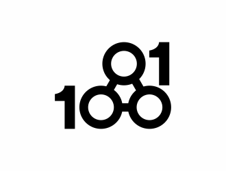 0 1 100 logo design by hidro