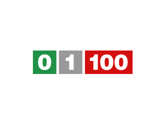 0 1 100 logo design by GemahRipah