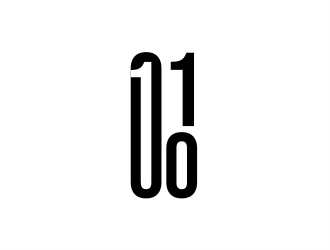 0 1 100 logo design by evdesign