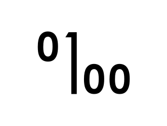 0 1 100 logo design by nurul_rizkon