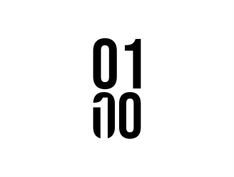 0 1 100 logo design by evdesign