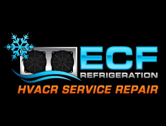 ECF REFRIGERATION logo design by J0s3Ph