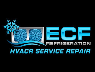 ECF REFRIGERATION logo design by J0s3Ph
