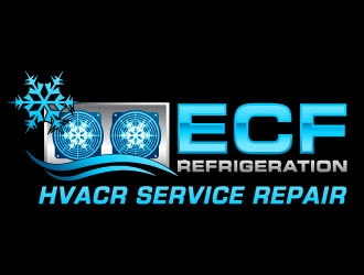 ECF REFRIGERATION logo design by J0s3Ph