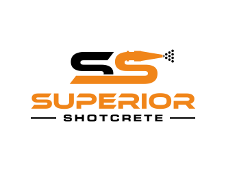 Superior shotcrete  logo design by ammad