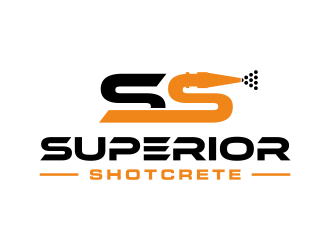 Superior shotcrete  logo design by ammad