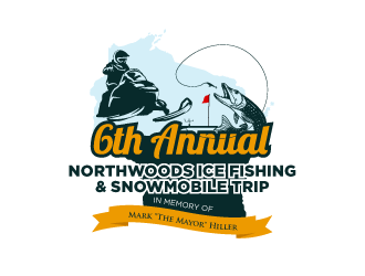 6th Annual Northwoods Ice Fishing & Snowmobile Trip logo design by torresace