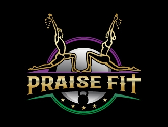 PRAISE FIT logo design by Krafty