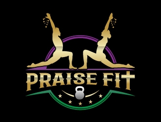 PRAISE FIT logo design by Krafty