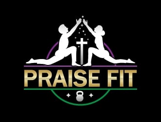 PRAISE FIT logo design by Krafty
