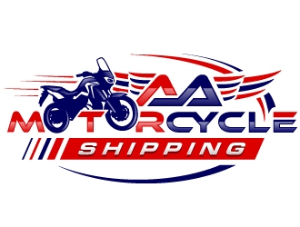 AA Motorcycle Shipping logo design by REDCROW