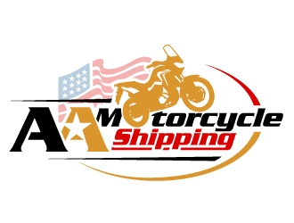 AA Motorcycle Shipping logo design by REDCROW