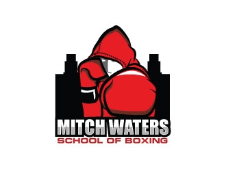 Mitch Waters School Of Boxing logo design by Kirito
