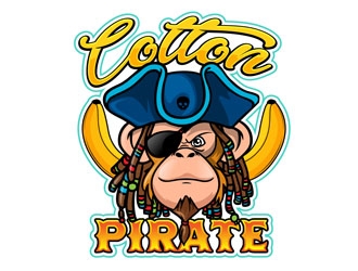 CottonPirate logo design by DreamLogoDesign